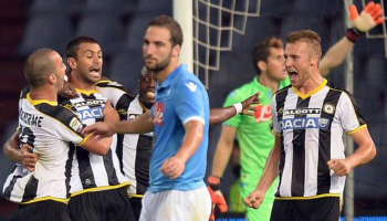 Udinese-Napoli 1-0, la rete di Danilo