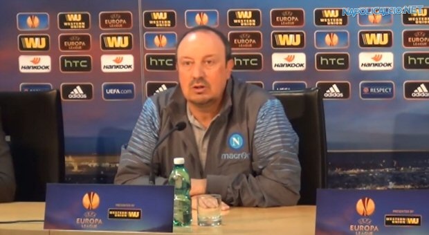 Rafa Benitez intervista pre Napoli-Dinamo Mosca