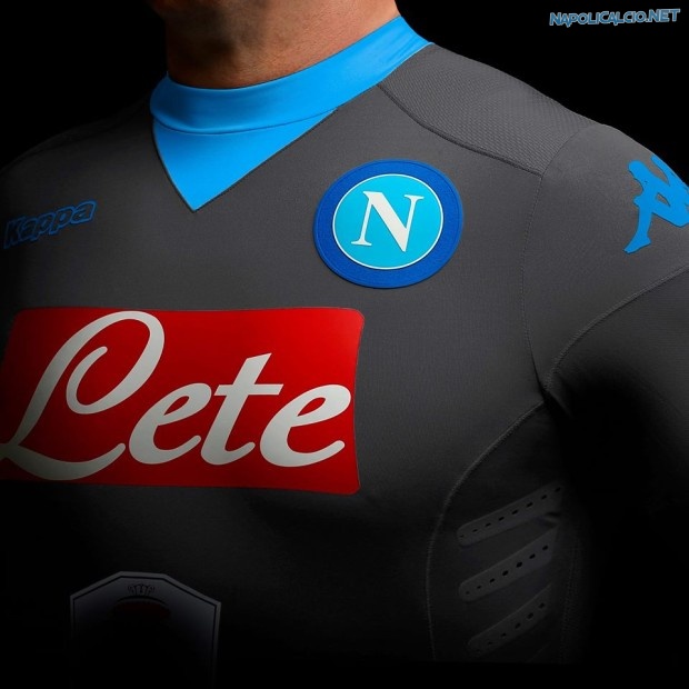 Napoli, la seconda maglia Kappa 2015-16