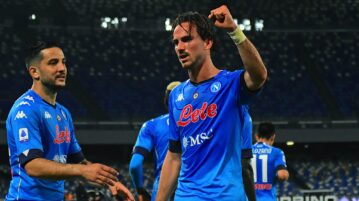 Napoli-Udinese 5-1, goal Fabian Ruiz
