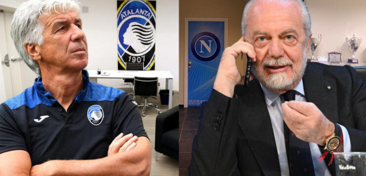 Gasperini al Napoli, De Laurentiis: “Bravissimo allenatore, Atalanta fa un calcio molto interessante”